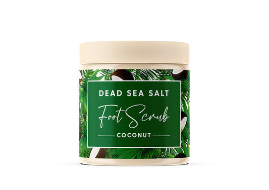 CalmGenix Coconut Dead Sea Salt Exfoliating Foot Scrub